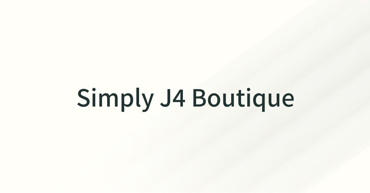 Simply J4 Boutique customer story
