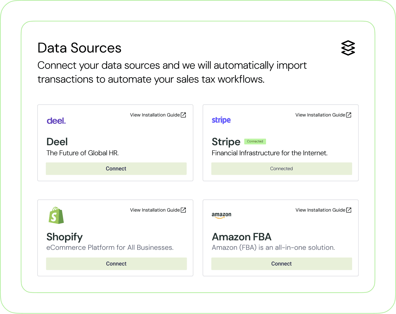 Exposure monitoring product screenshot