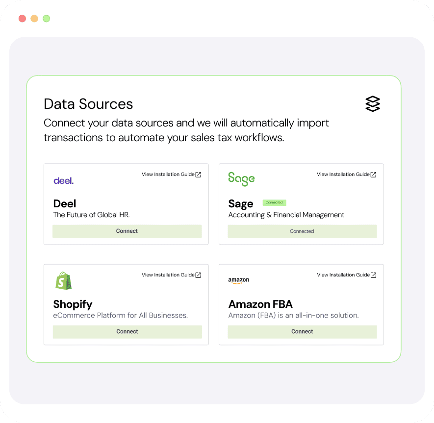 Exposure monitoring product screenshot
