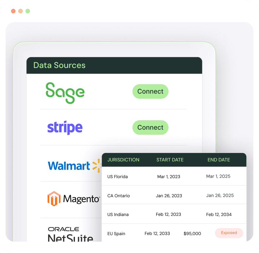 Register and collect product screenshot