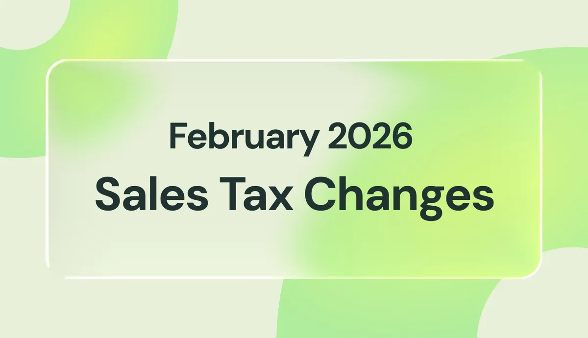 Sales Tax Changes in Effect February 1, 2026