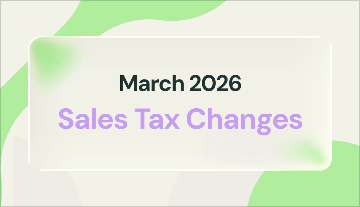 Sales Tax Changes in Effect March 1, 2026