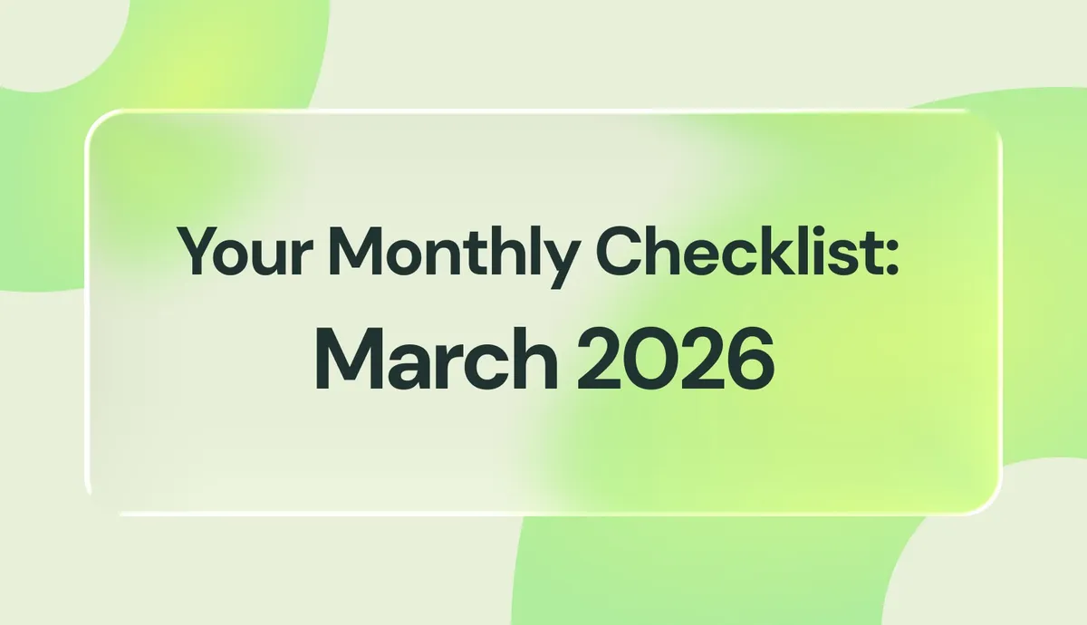 Your Monthly Sales Tax Compliance Checklist: March 2026