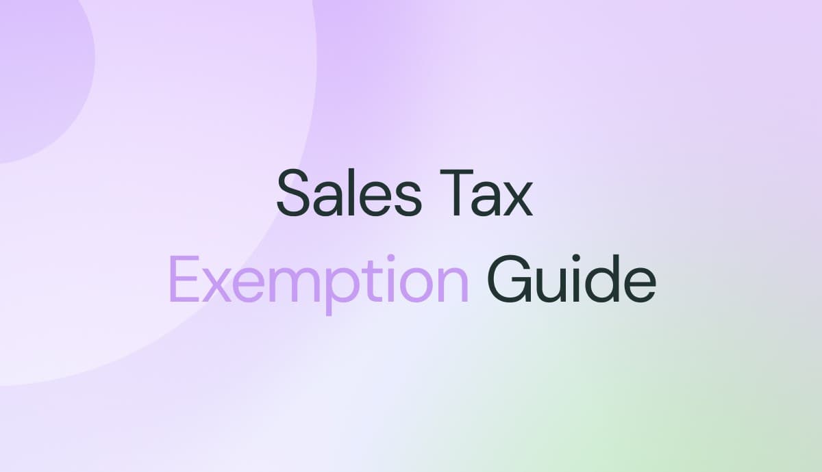Sales Tax Exemption Guide
