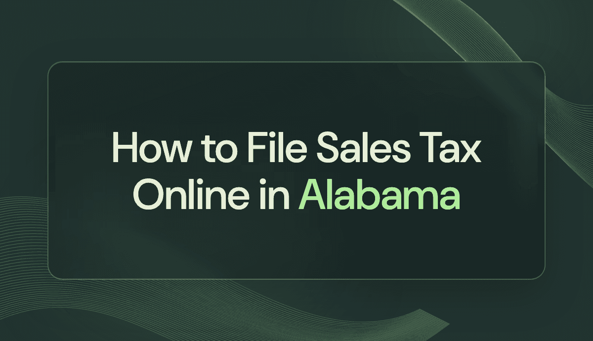 How to File Sales Tax Online in Alabama