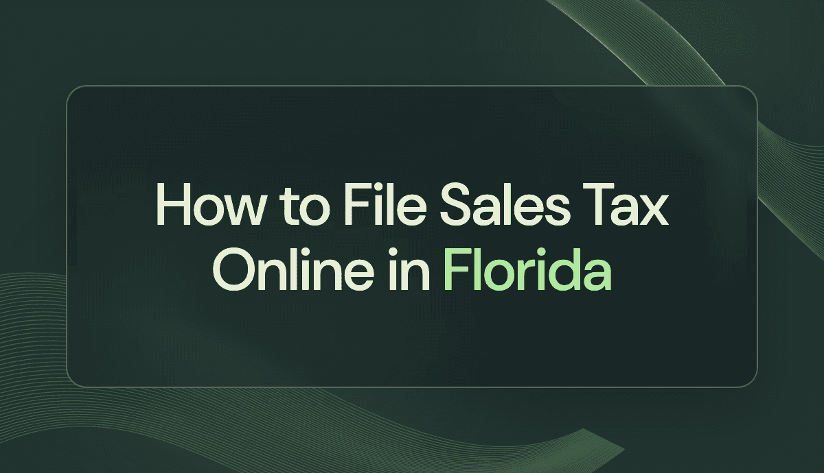 How to File Sales Tax Online in Florida