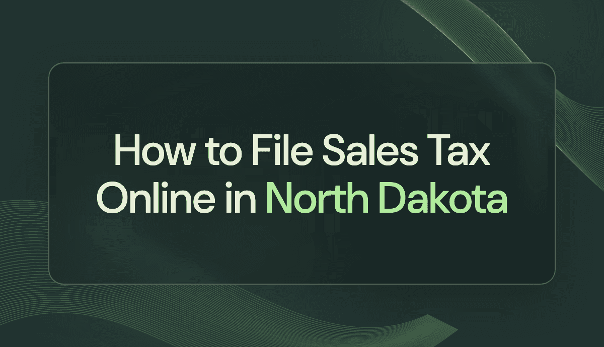 How to File Sales Tax Online in North Dakota