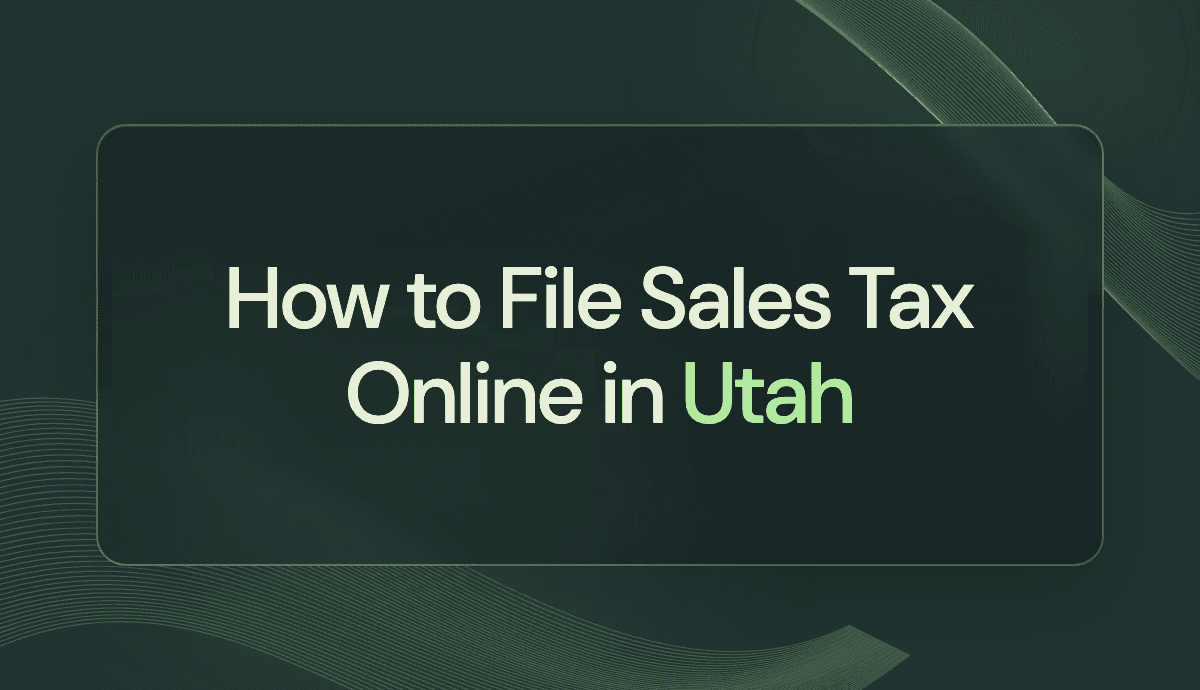 How to File Sales Tax Online in Utah