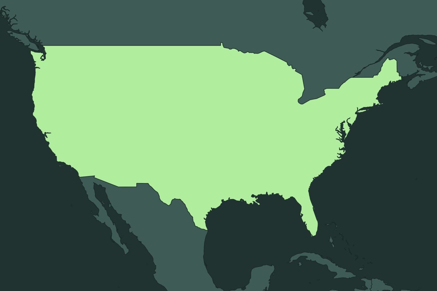 Map of the United States