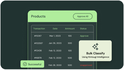 Lightning fast product classification and approvals