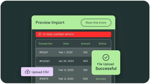 AI-Assisted transaction uploads