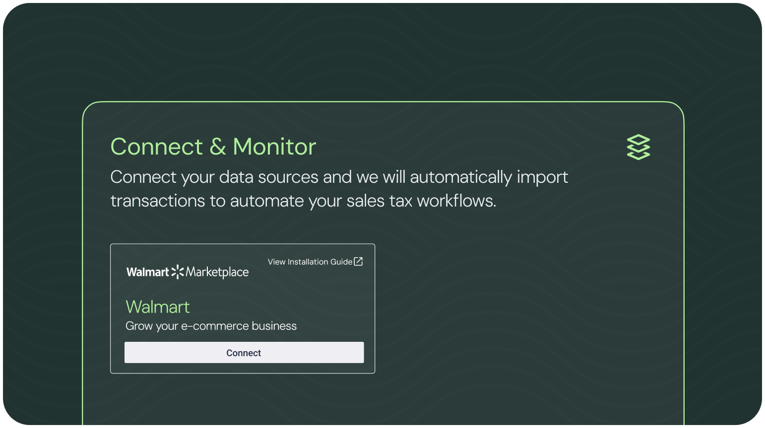 Connect & Monitor